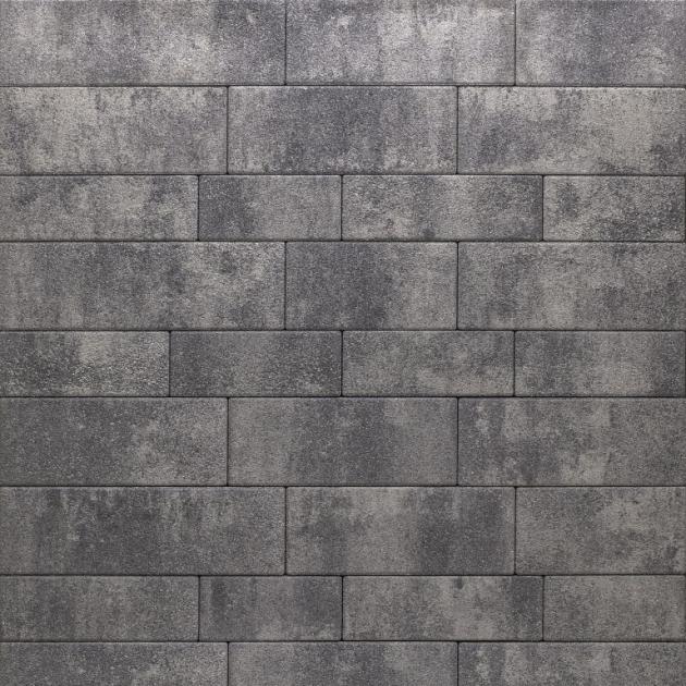 Alp.X3.502 -  banen - grijs - zwart gemêleerd