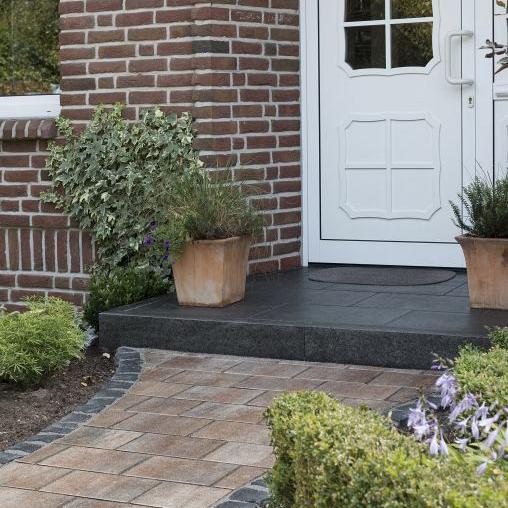 Alp.X3.503 -  20x30x6 cm -  bruin - oranje gemêleerd