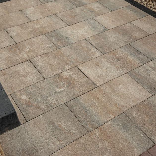 Alp.X3.503 -  30x60x6 cm -  bruin - oranje gemêleerd