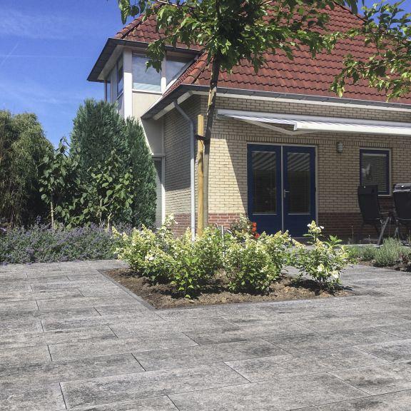 Alp.X2.402 - 30x60x4 cm. - grijs - zwart gemêleerd