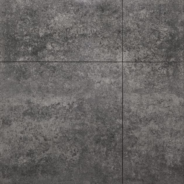 Alp.X2.402 - 80x80x5 cm. - grijs - zwart gemêleerd