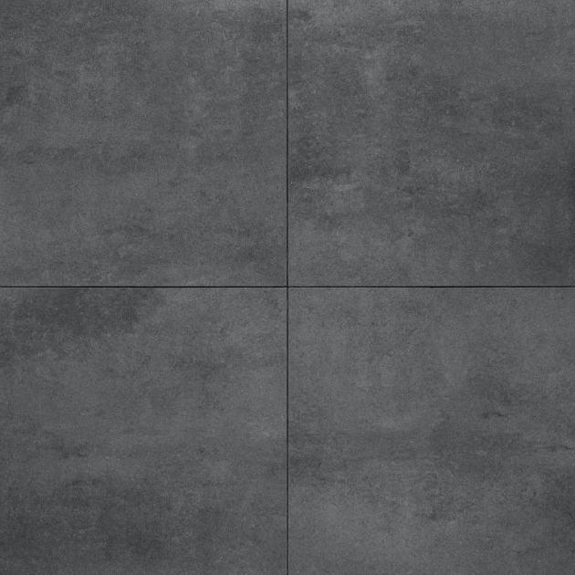 Alp.X2.408 - 60x60x4 cm. - antraciet  gemêleerd