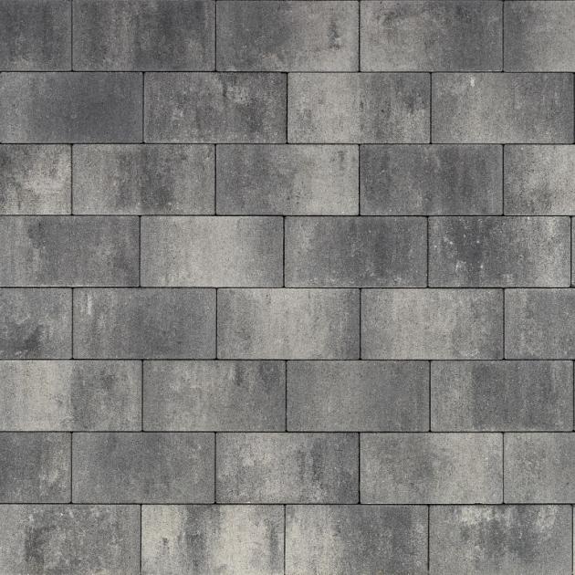 Alp.X2.411 - 15x30x6 cm - grijs - zwart gemêleerd