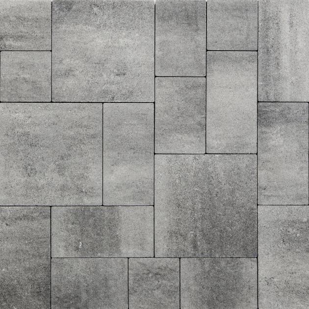 Alp.X2.411 - RS-WVB 8 cm. - grijs - zwart   gemêleerd