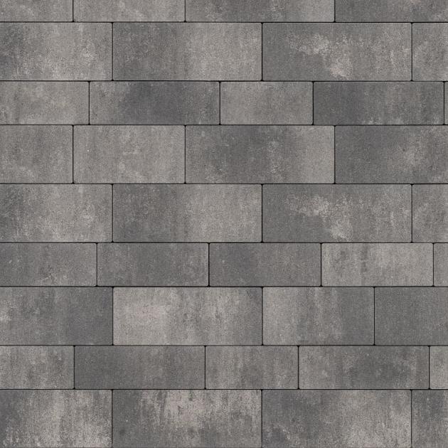 Alp.X2.411 - banenverb. 8 cm. - grijs - zwart gemêleerd