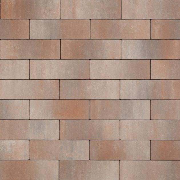 Alp.X2.412 - 10x30x6 cm - bruin- oranje gemêleerd