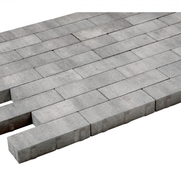 Alp.X2.413 - 10x30x6 cm - licht grijs gemêleerd