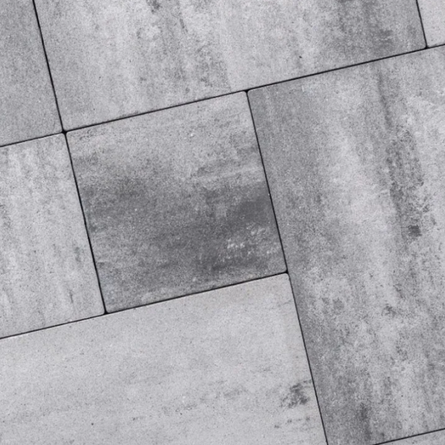 Alp.X2.413 - banenverb. 8 cm. - licht grijs gemêleerd