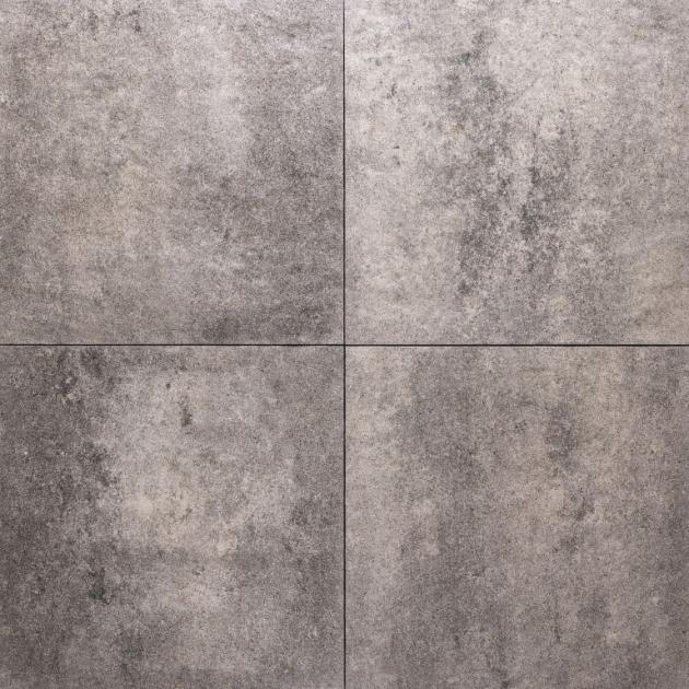 Alp.X2.425 - 60x60x4 cm. - licht grijs gemêleerd