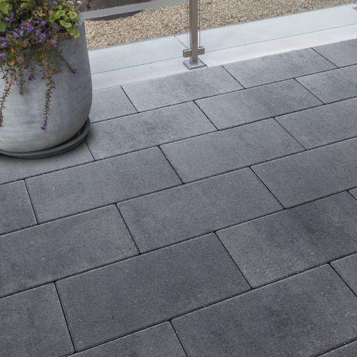 Alp.X1.301 - 20x30x6 cm - zwart-grijs gemêleerd