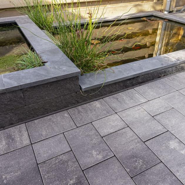 Alp.X1.303 - 20x30x6 cm - licht grijs gemêleerd