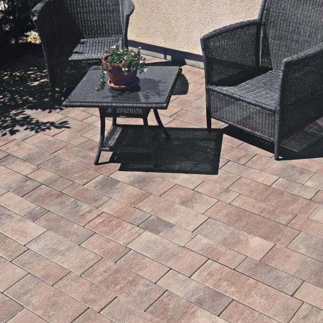 Alp.X1.304 - Banenverb 8cm - rood gemêleerd