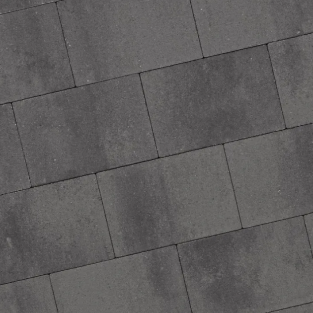 Alp.X1.305 - 15x30x6 cm - zwart-grijs gemêleerd