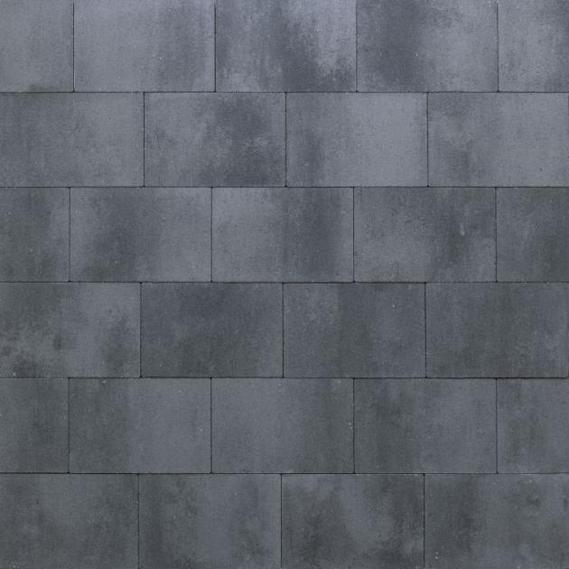 Alp.X1.305 - 20x30x6 cm - zwart-grijs gemêleerd