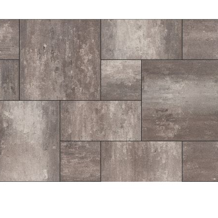 Alp.X1.308 - Groot wilverband 6 cm - rood gemêleerd