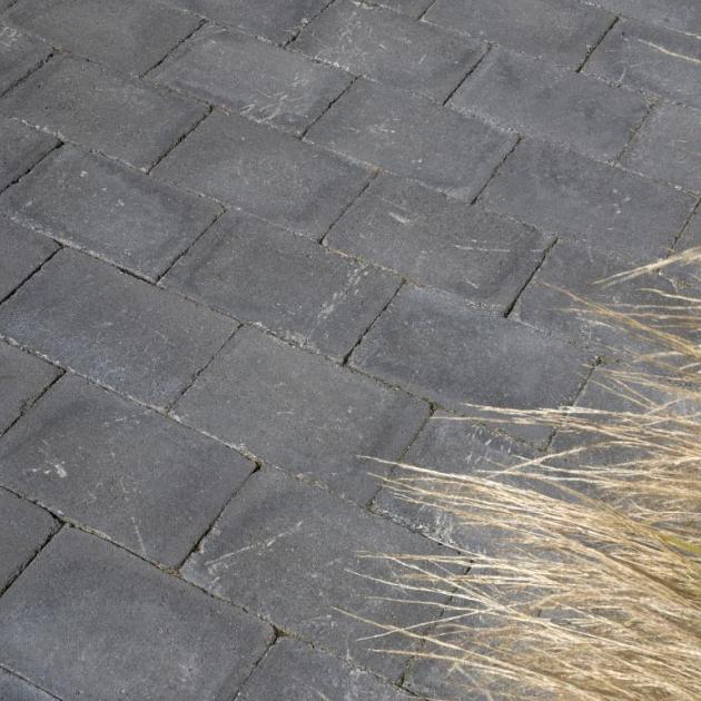 Alp.X2.201 - 20x30x6 cm - zwart gemêleerd getrommeld