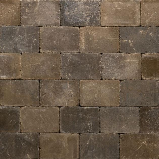 Alp.X2.202 - 20x30x6 cm - bruin - grijs gemêleerd getrommeld