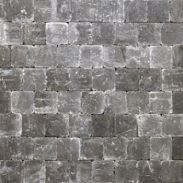 Alp.X2.202 - 15x15x6 cm - grijs gemêleerd getrommeld