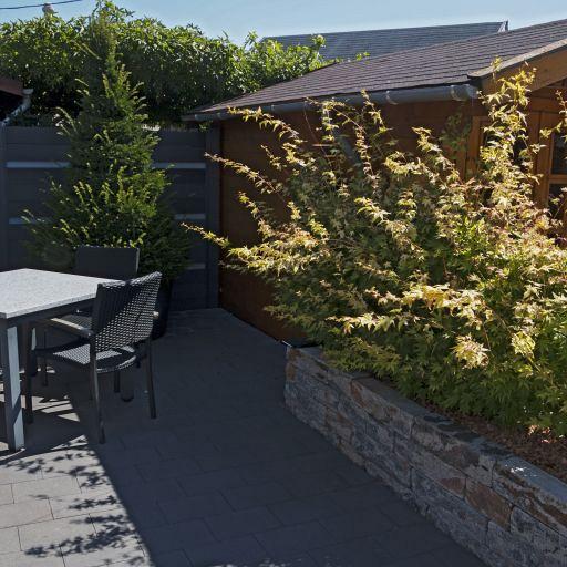 Alp.X1.102 -  20x30x5 cm - zwart gemêleerd