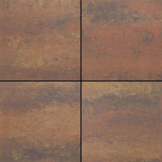 Playa.X1.105 - 60x60x4 cm - Oranje gemêleerd