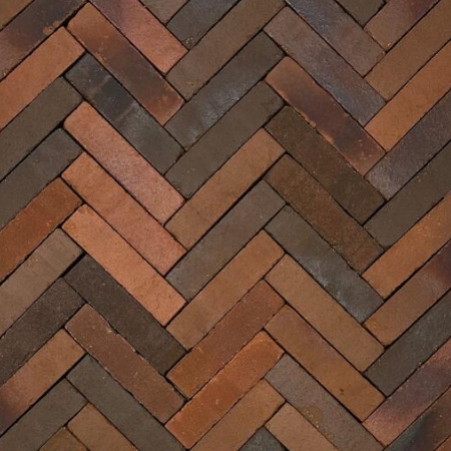 Island.XG.109 - WF 20x4,8x6 cm - rood - paars donker - bezand getr.