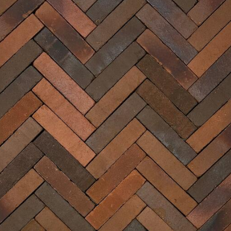 Island.XG.109 - DF 20x6,5x6 cm - rood - paars donker- bezand getr.