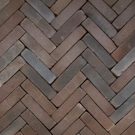 Island.XG.121 - WF 20,4x5x6 cm - zwart - paars bezand getr.