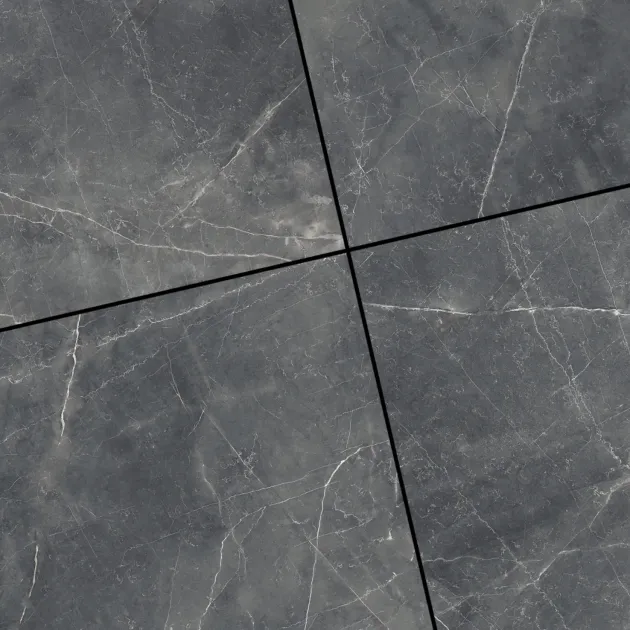 Keramische tegel - Alp.XC.1405 - 60x60x4 cm Zwart