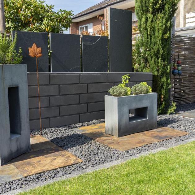 Muurblok Allure - Alp.X.804 - 15x15x60 cm  - antraciet