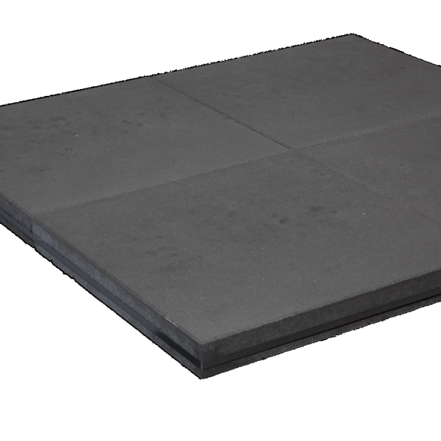 TUINTEGEL 50X50X5CM ZWART MINI FACET