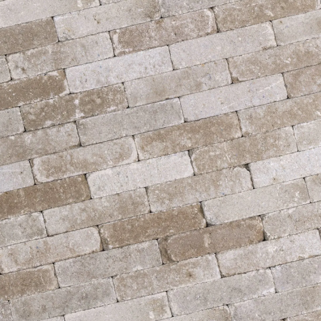 Alp.X2.208 - 20x5x7,3 cm - beige - geel gemêleerd getrommeld