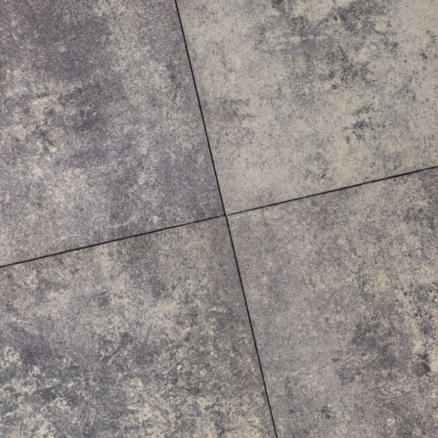 Alp.X2.450 - 60x60x4 cm. - grijs - beige gemêleerd