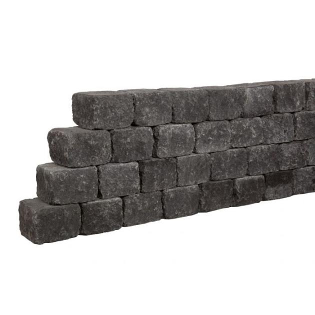 Muurblok - Alp.X.840 - 20x20x7,5 cm - antraciet
