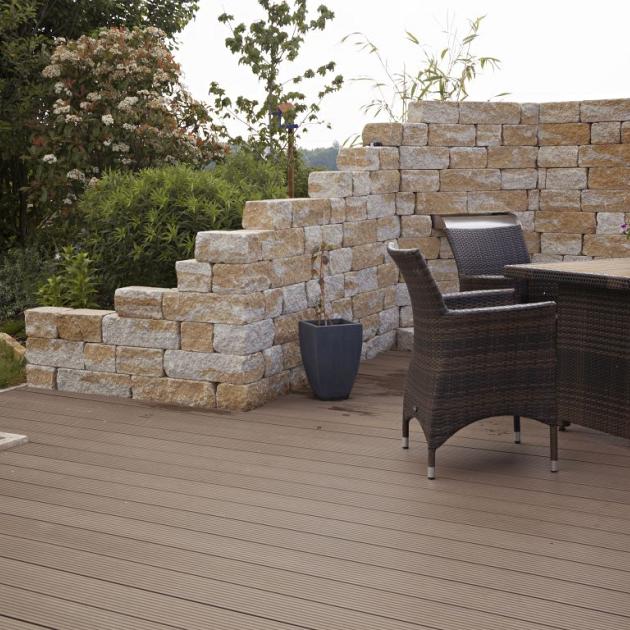 Muurblok - Alp.X.846 - 30x20x15 cm - licht geel gemêleerd