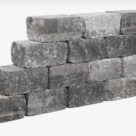 Muurblok - Alp.X.850 - 30x20x7,5 cm -  licht grijs gemêleerd