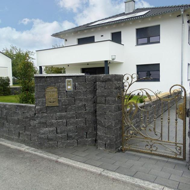 Muurblok - Alp.X.857 - 40x20x15 cm - antraciet