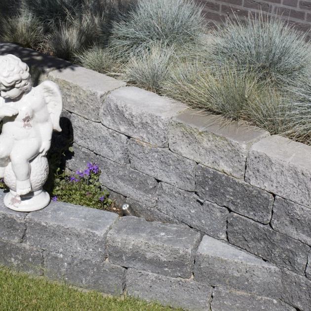 Muurblok - Alp.X.886 - 30x15x12 cm - antraciet