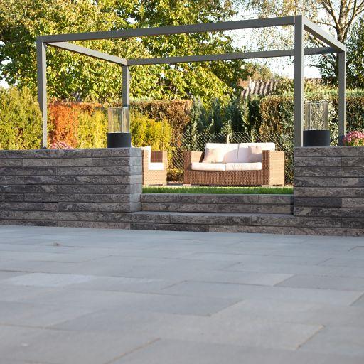 Muurblok - Alp.X.893 - 55x20x6 cm -  licht grijs gemêleerd