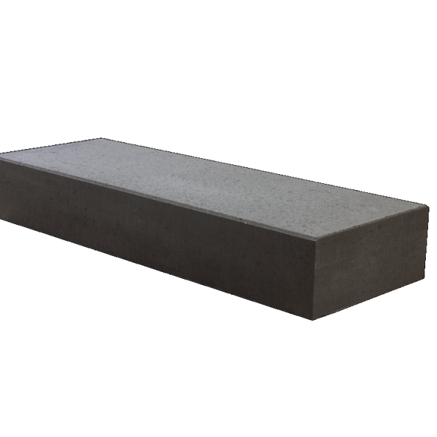 LUXE TRAPTREDE 100X35X15CM antraciet