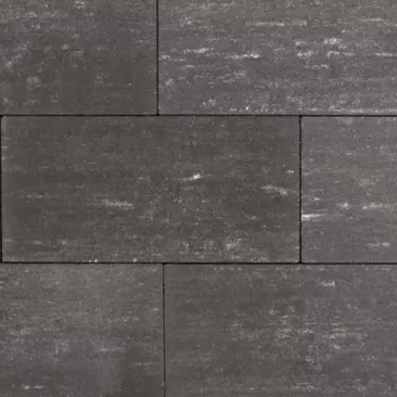 Costa.X2.106 - 50x50x6 cm - zwart  grijs gemêleerd