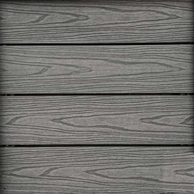 WPC Terrasplank massief 20x200x3000mm Black /Grey