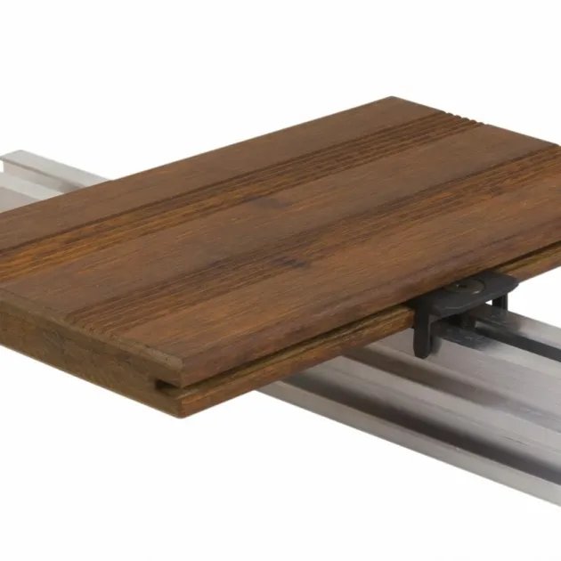 Aluminium onderregel laag 25x35x4000mm  t.b.v. Alu