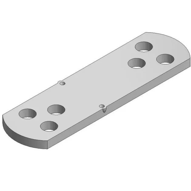 Aluminium Koppelstuk t.b.v. Balk 25x35mm  t.b.v. Alu