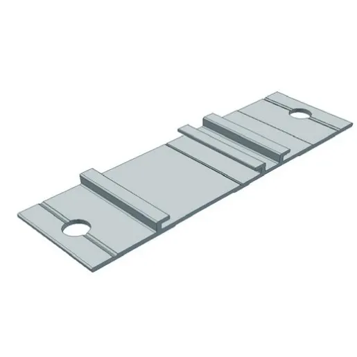 Montageplaat vloer t.b.v. alu regel 25x35mm