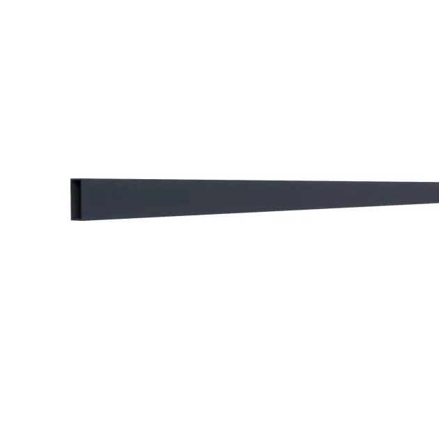 Aluminium Sight plank - Antraciet 7016 - 2x5x178 cm