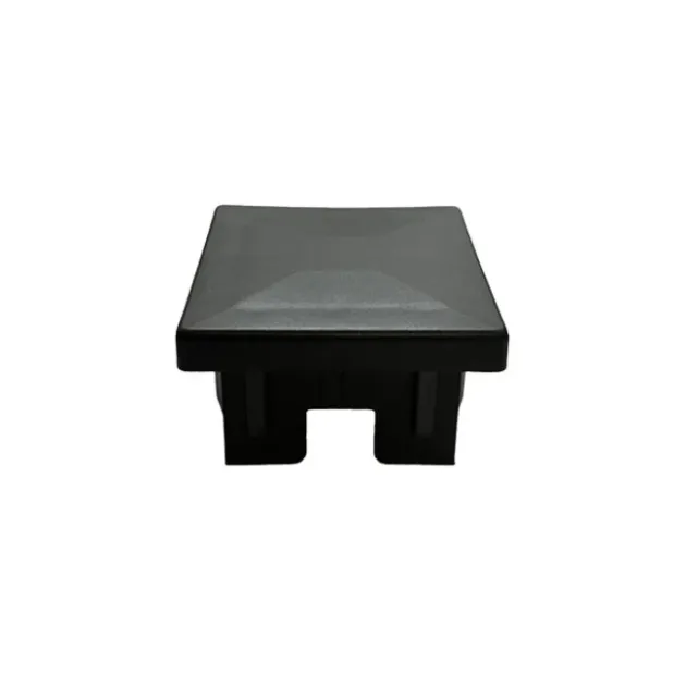 Kunststof paalkap zwart 7,5x7,5 cm