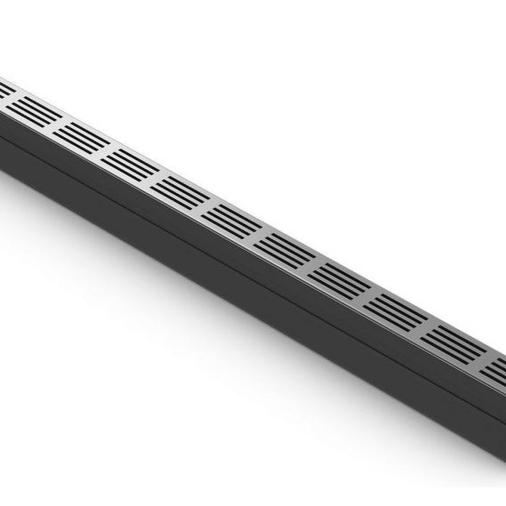 ACO SlimLine gootsysteem B=63mm L=1000mm, incl. zilver rooster