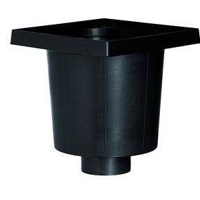 well flex compleet met pp deksel 20*20cm zwart