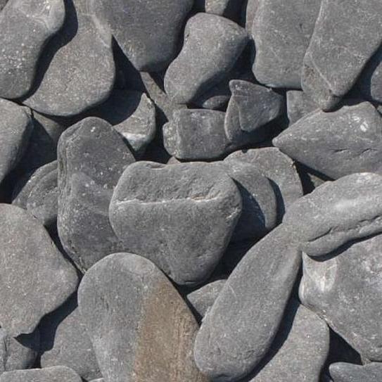 Flat pebbles zwart 15/30 Minibag 0,5m3