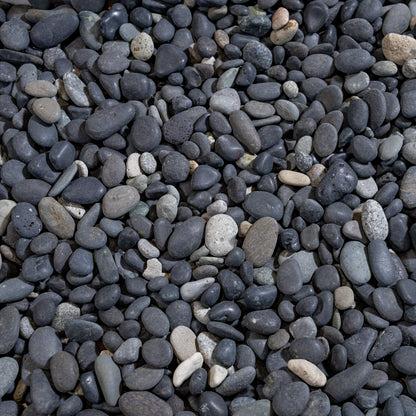 Beach pebbles zwart - 5/8 mm - Big bag 1 m3